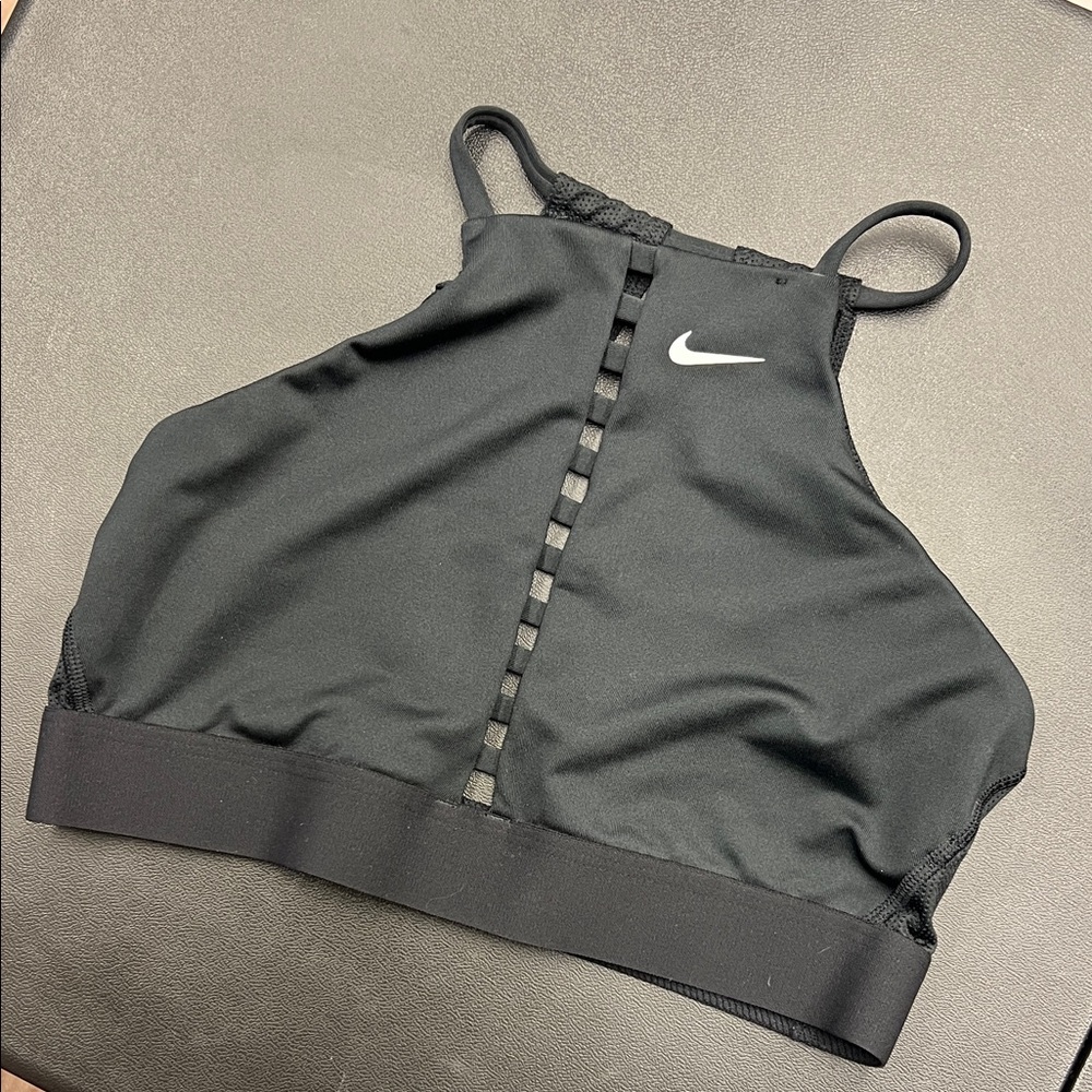 Nike Women's Black High-Neck Sports Bra